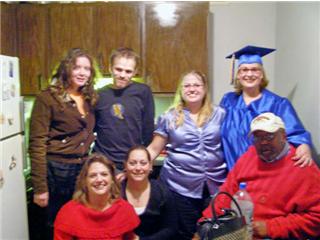 my family at my graduation