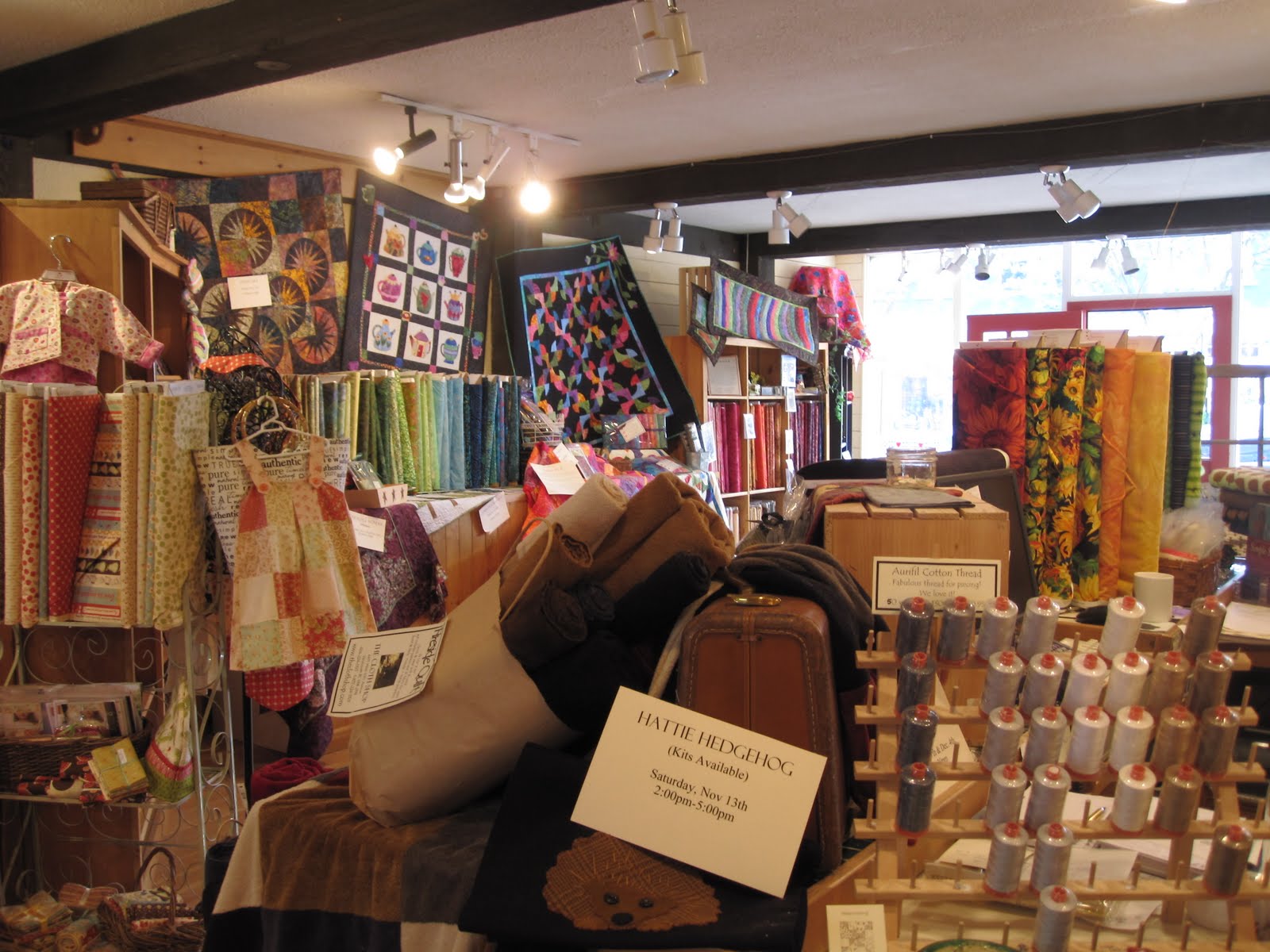 Paula Reid Machine Quilter The Cloth Shop Vancouver BC