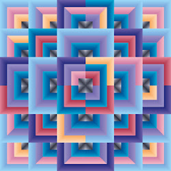 quilt geometric designs patterns illusion pattern 3d optical quilts quilting blocks karas sheryl illusions patchwork fun log cabin fine abstract