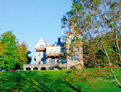 Castle depicted in old postcard