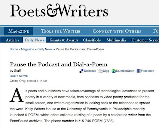 Dial-a-poem in P&W | Jacket2