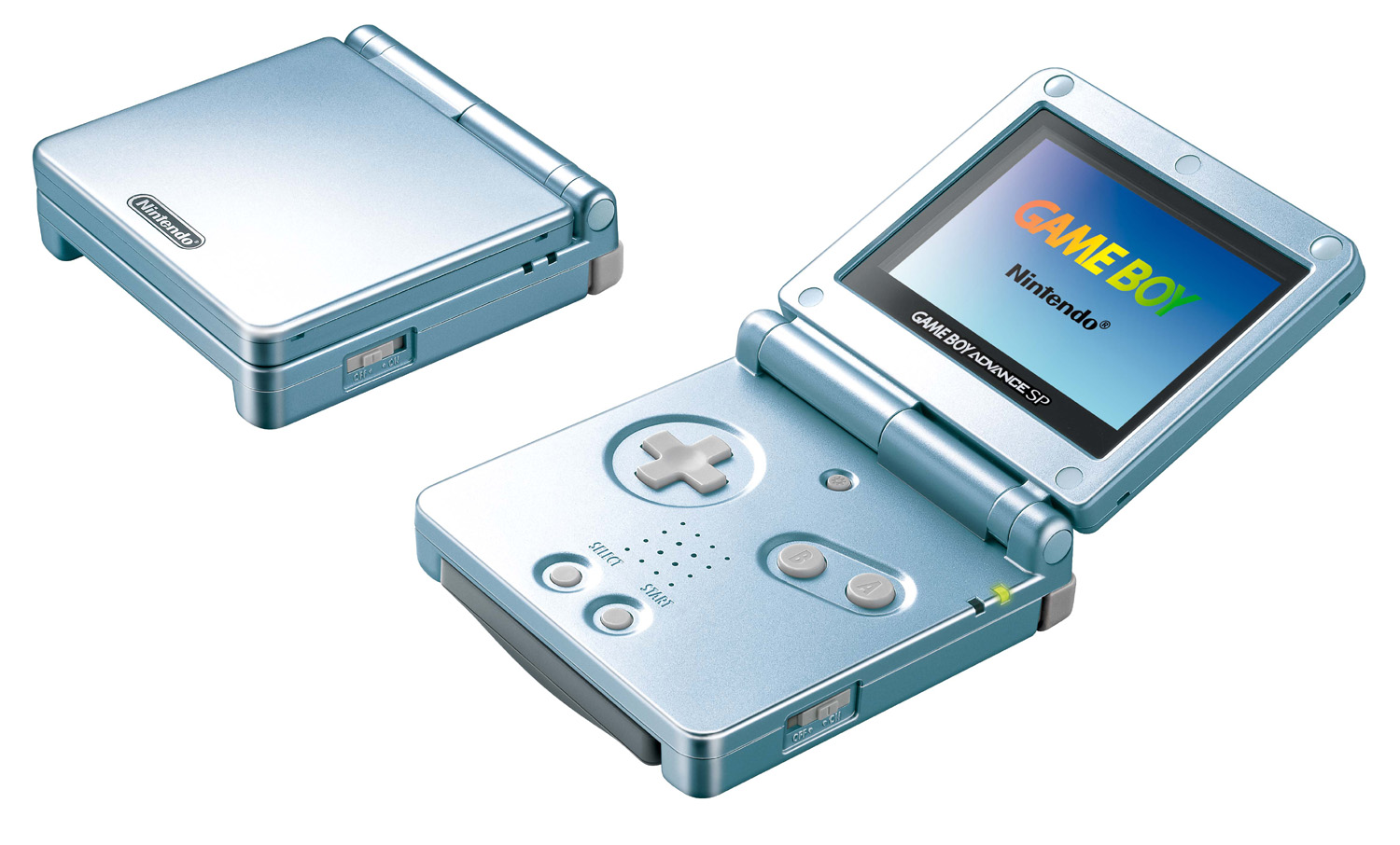 Model terbaru dari Game Boy Advance, Game Boy Advance SP.