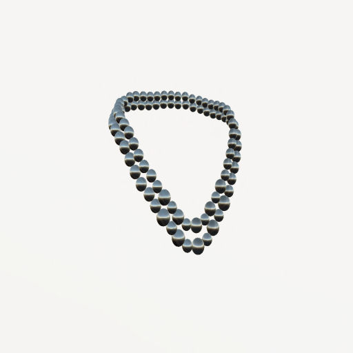 Black Double Pearl Necklace