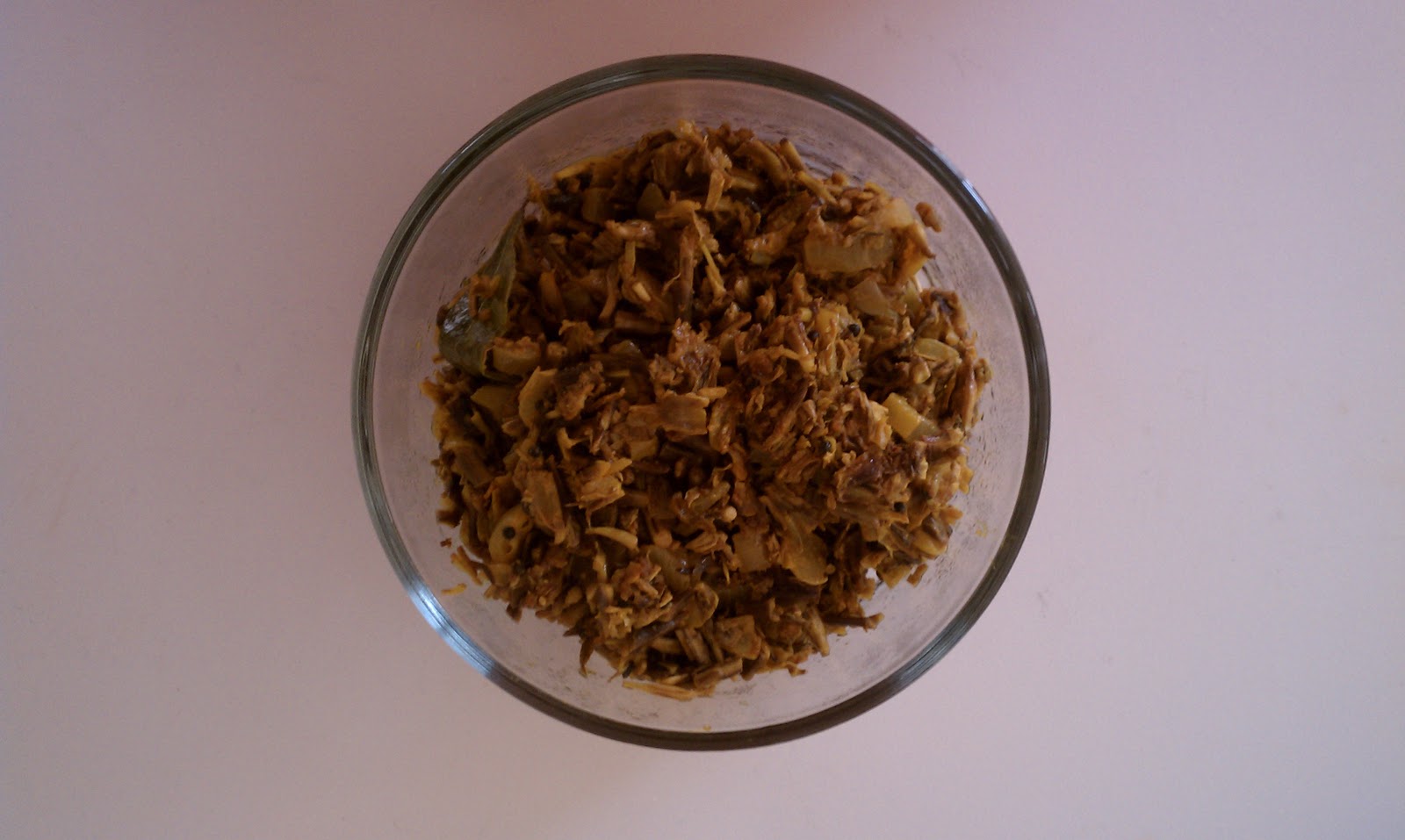 MY HOME MADE RECIPES VALAIPOO PORIYAL OR BANANA FLOWER CURRY