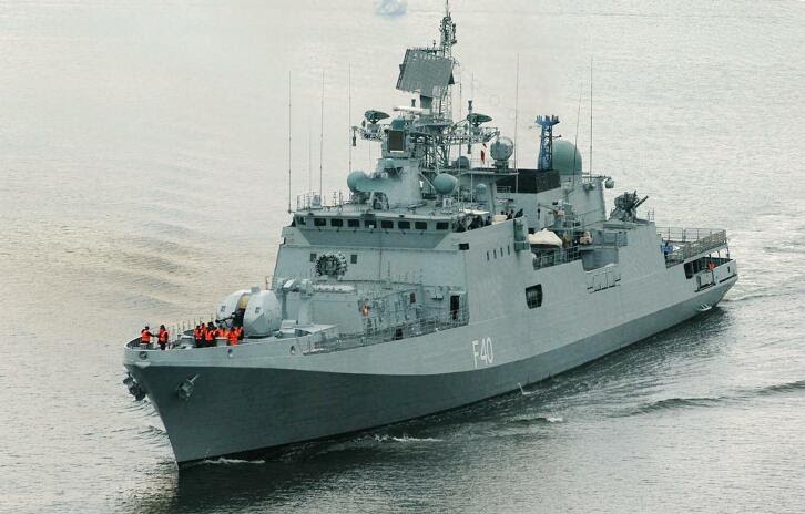navy ship: new Indian Navy Talwar class frigate (F-40)