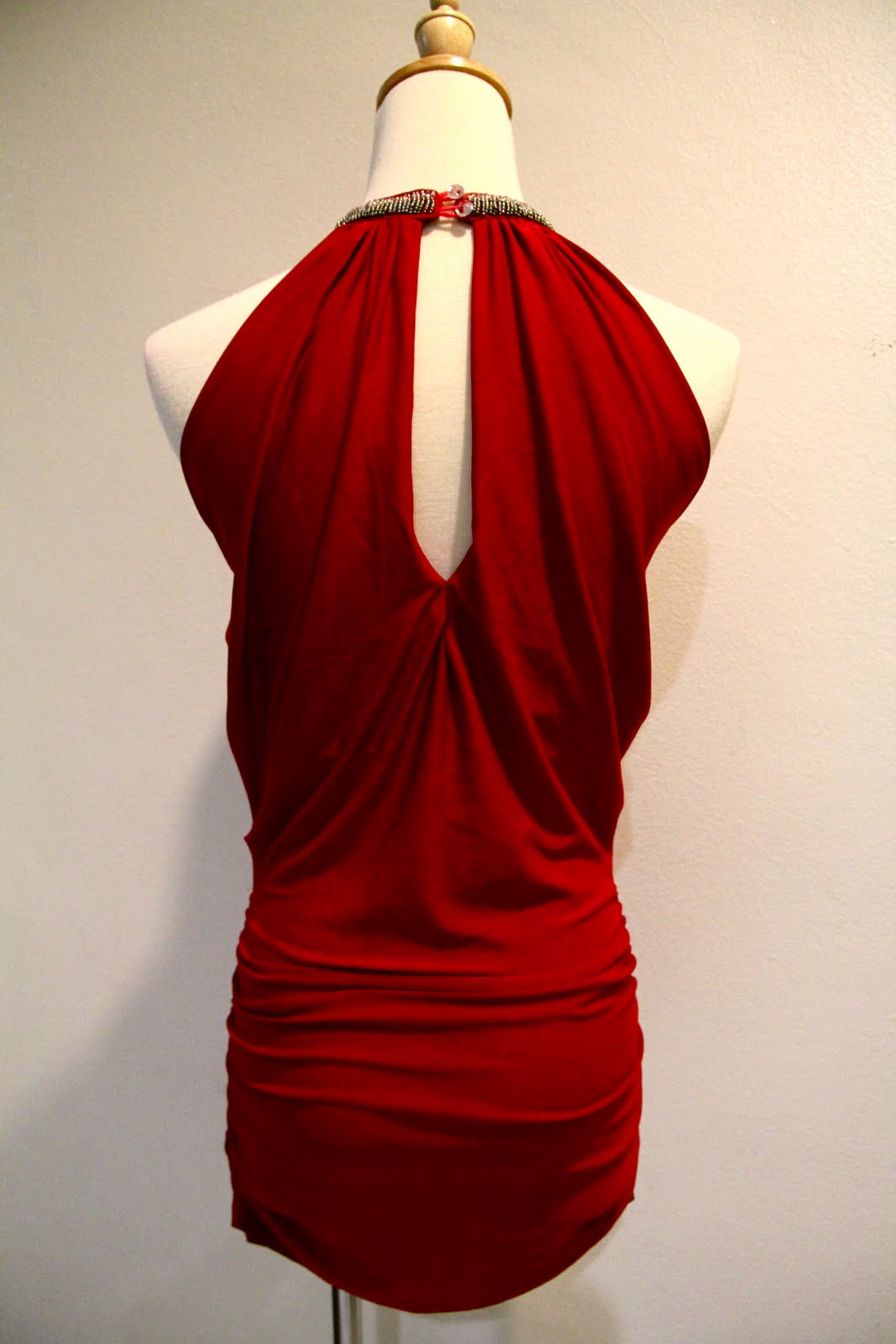 Candeelicious Beaded Halter Dress