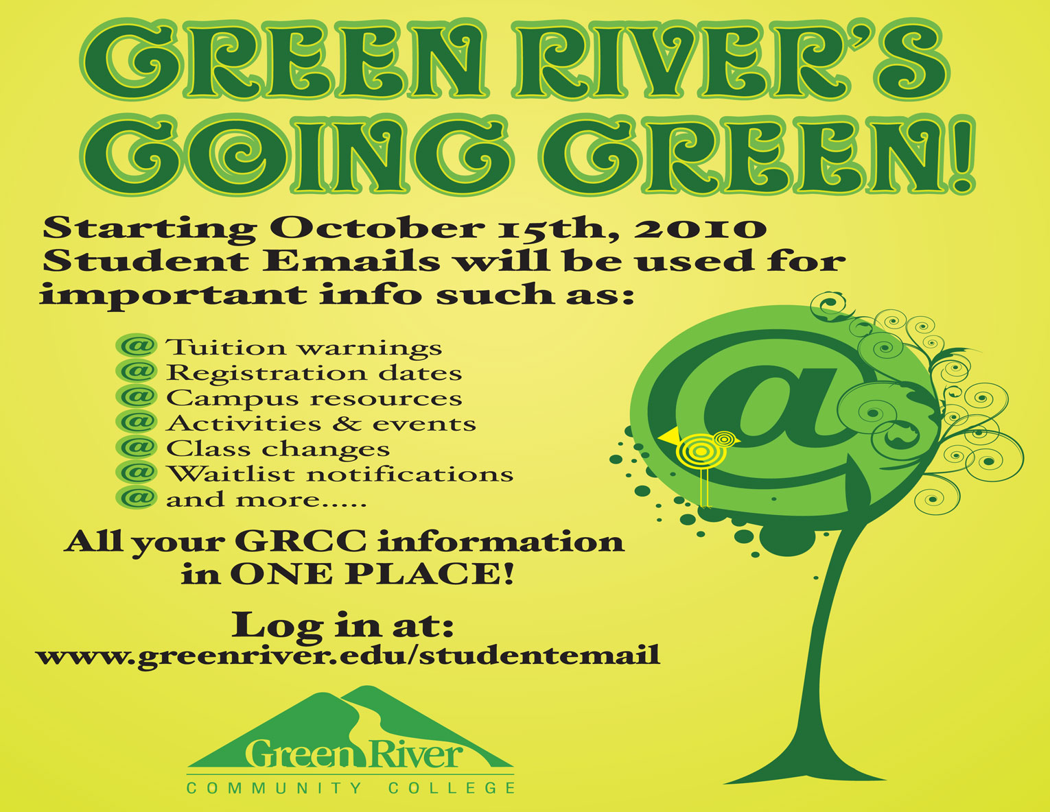 GREEN RIVER COMMUNITY COLLEGE ISA TALK!