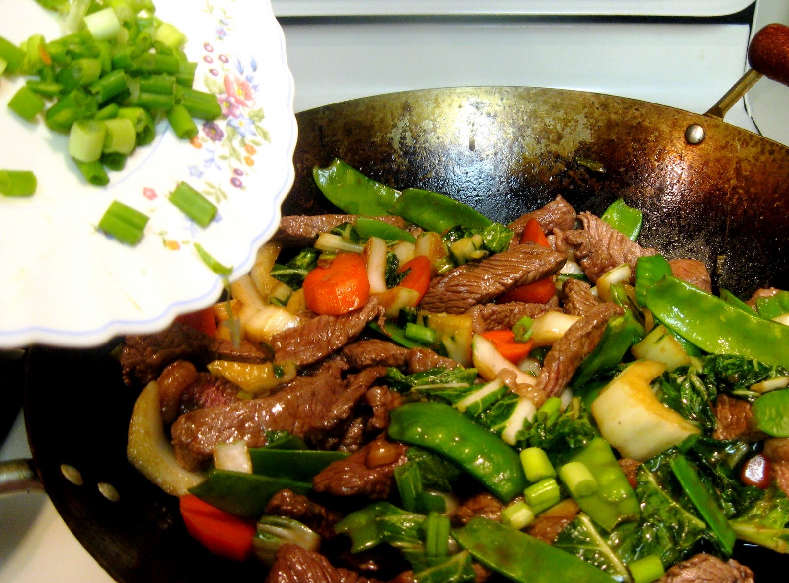 KCK Blogger StirFried Sirloin with Bok Choy