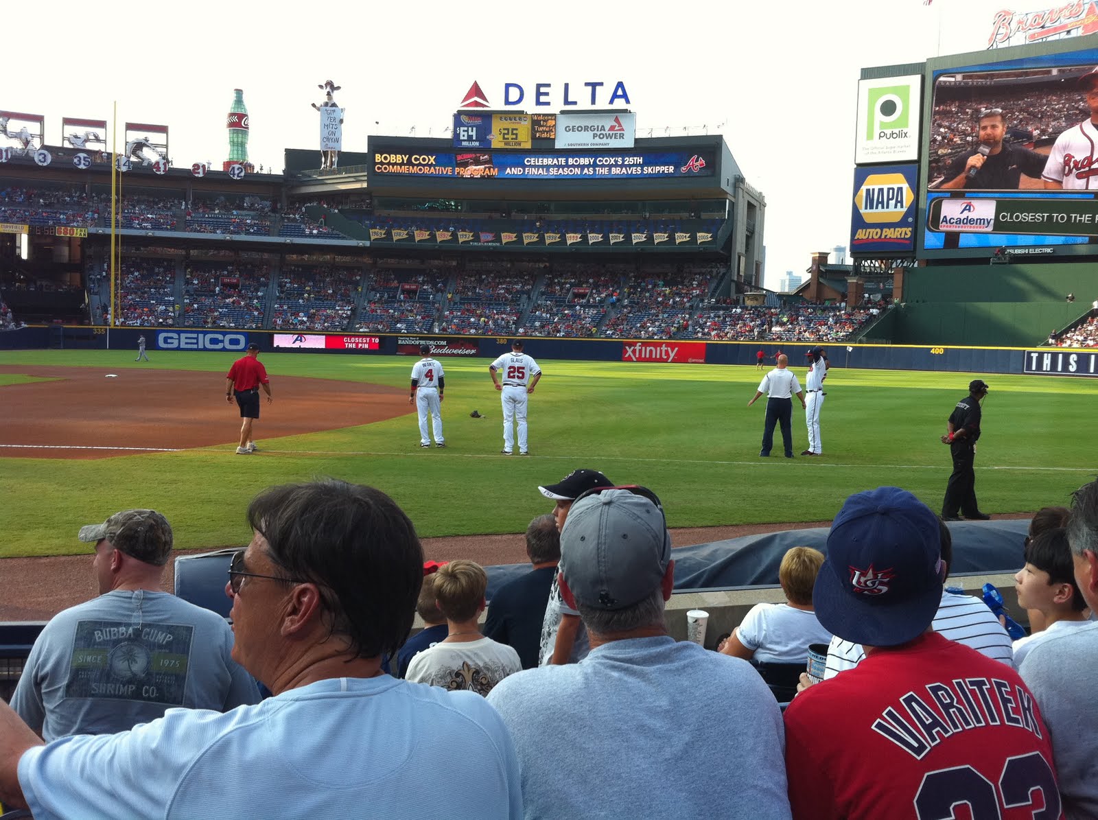 The Bush Family Braves Game