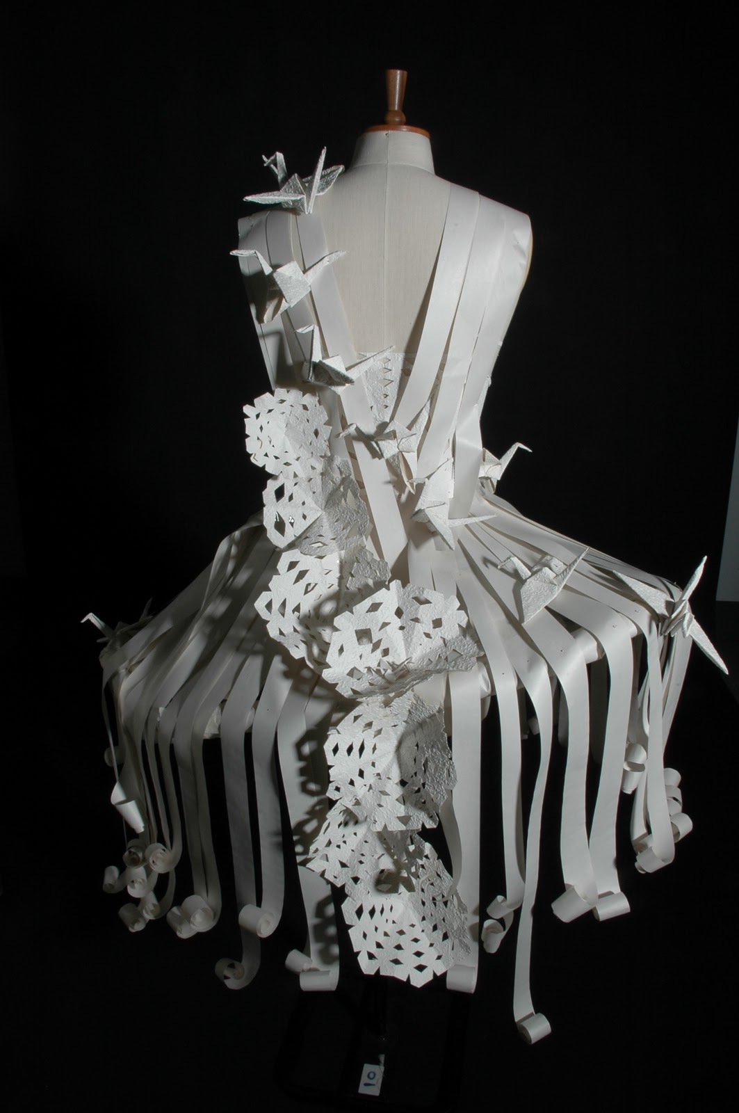 Katie's Art Foundation September 3 Paper Manipulation 3 Paper Garment