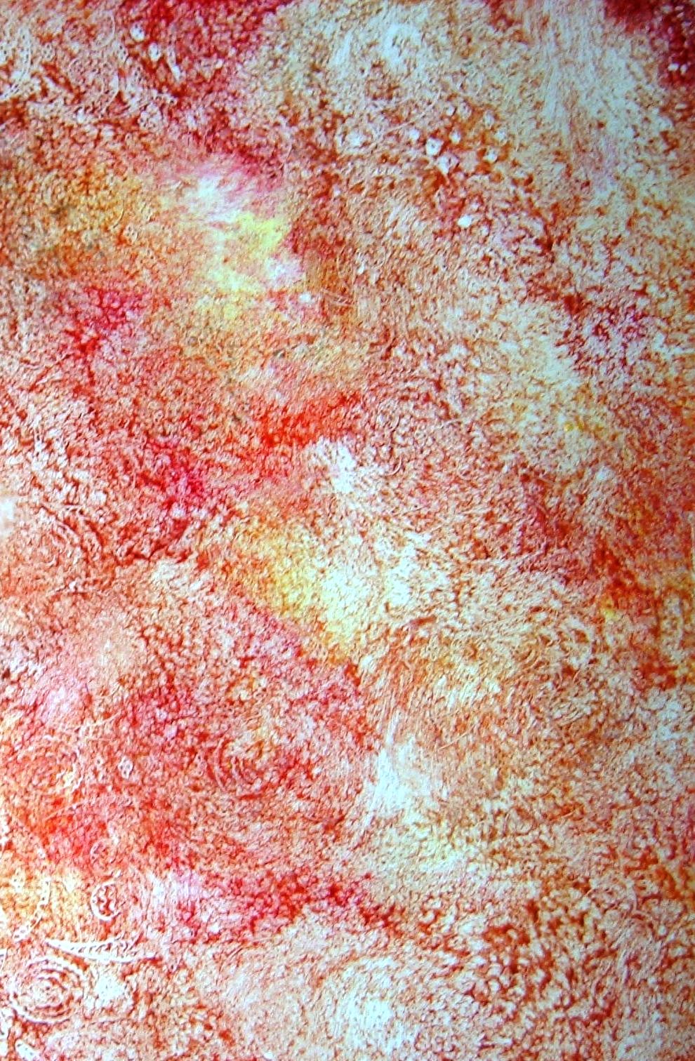 Netty's Craftings FIRST ATTEMPT AT WALLPAPER PASTE PAINTING