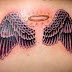Angel Tattoos Angel Wings, Guardian Angel and St Michael Designs