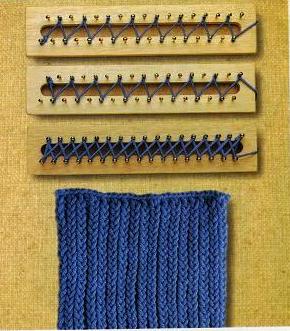 tejer a telar rectangular