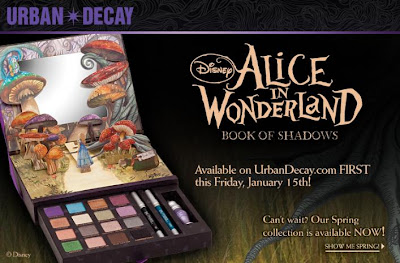 Urban Decay & Alice in Wonderland Book of Shadows