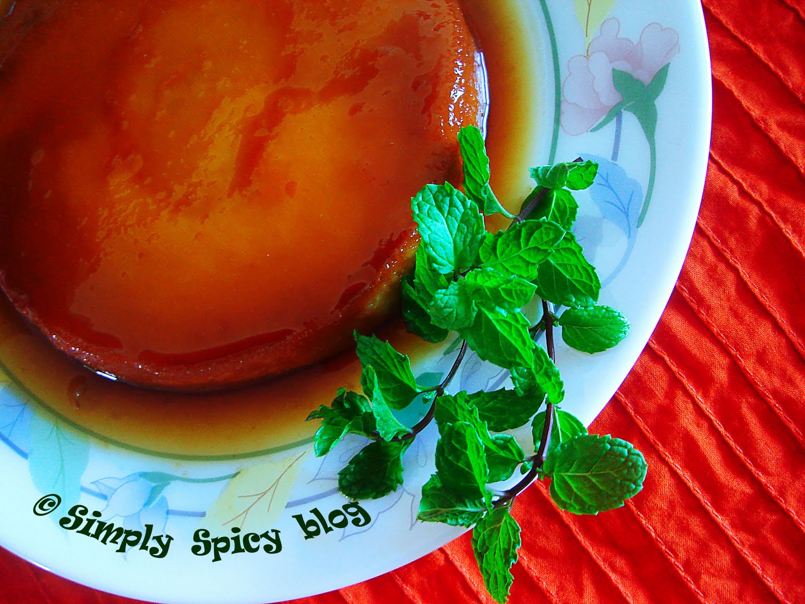 Simply Spicy Coconut Caramel Pudding