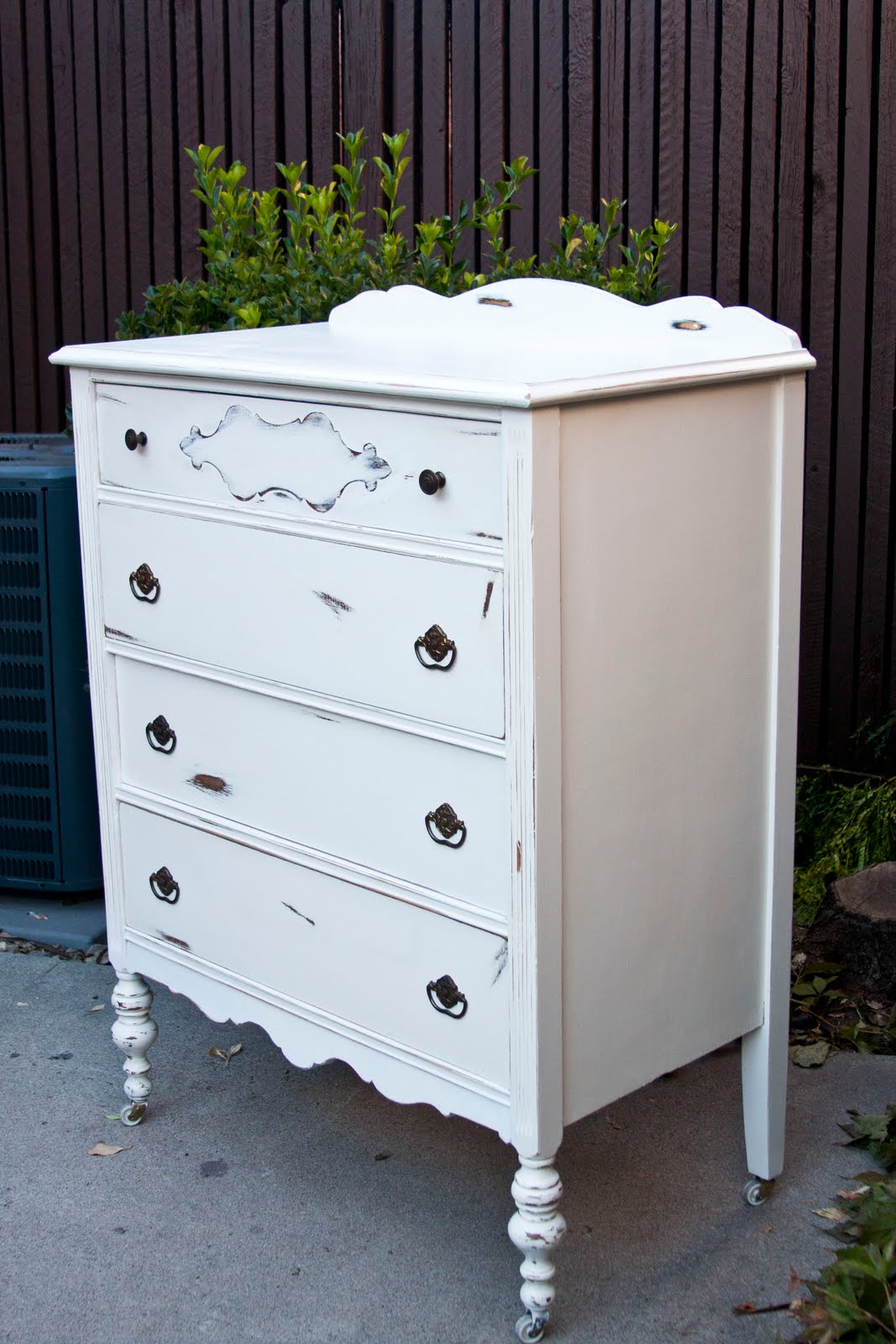 Modernly Shabby Chic Furniture Classic OffWhite Dresser
