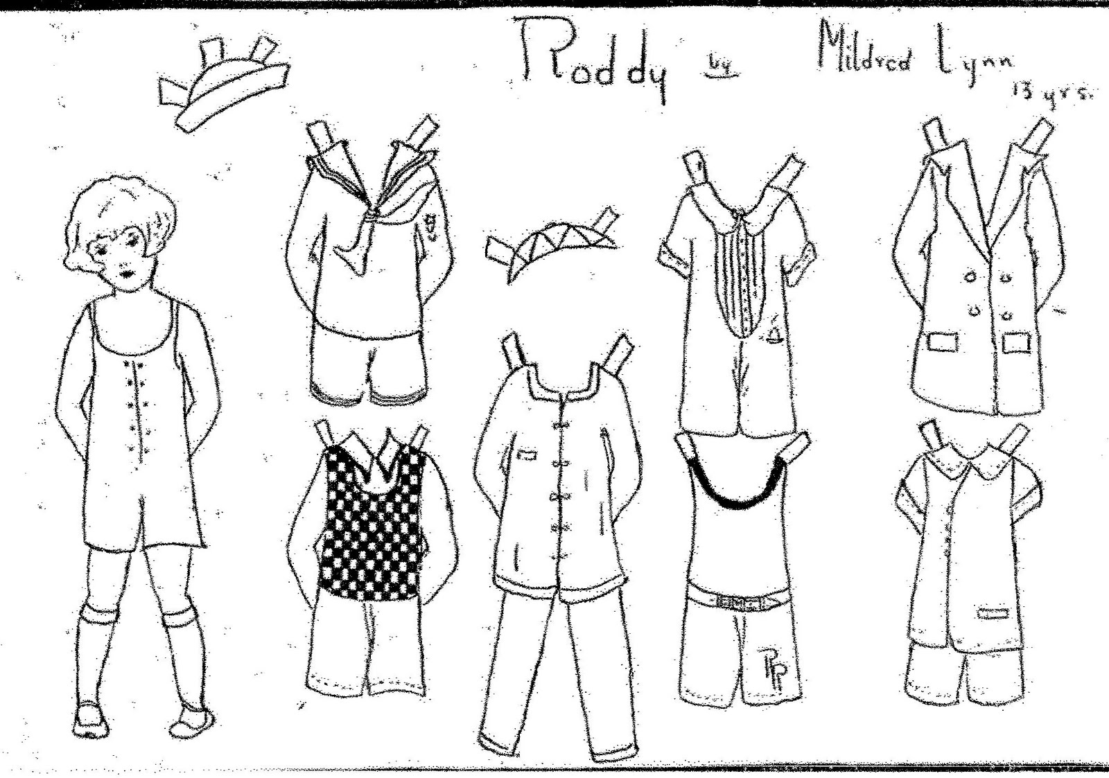 Mostly Paper Dolls Aunt Elsie Paper Doll Club, 1927