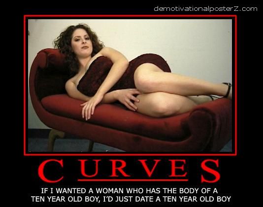 curves motivational poster