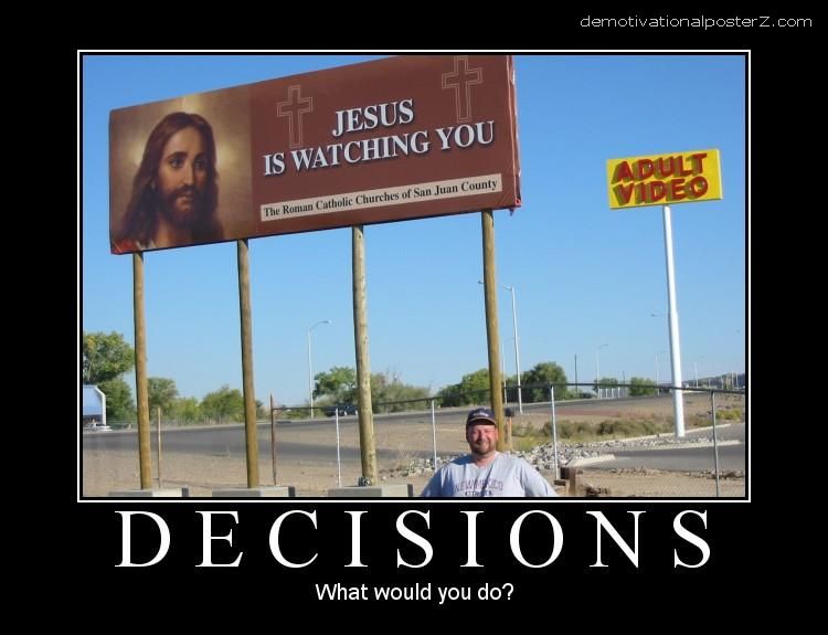 decisions demotivator