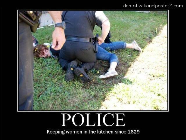 police brutality on woman