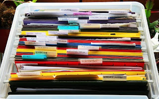 A slightly more old skool music filing system
