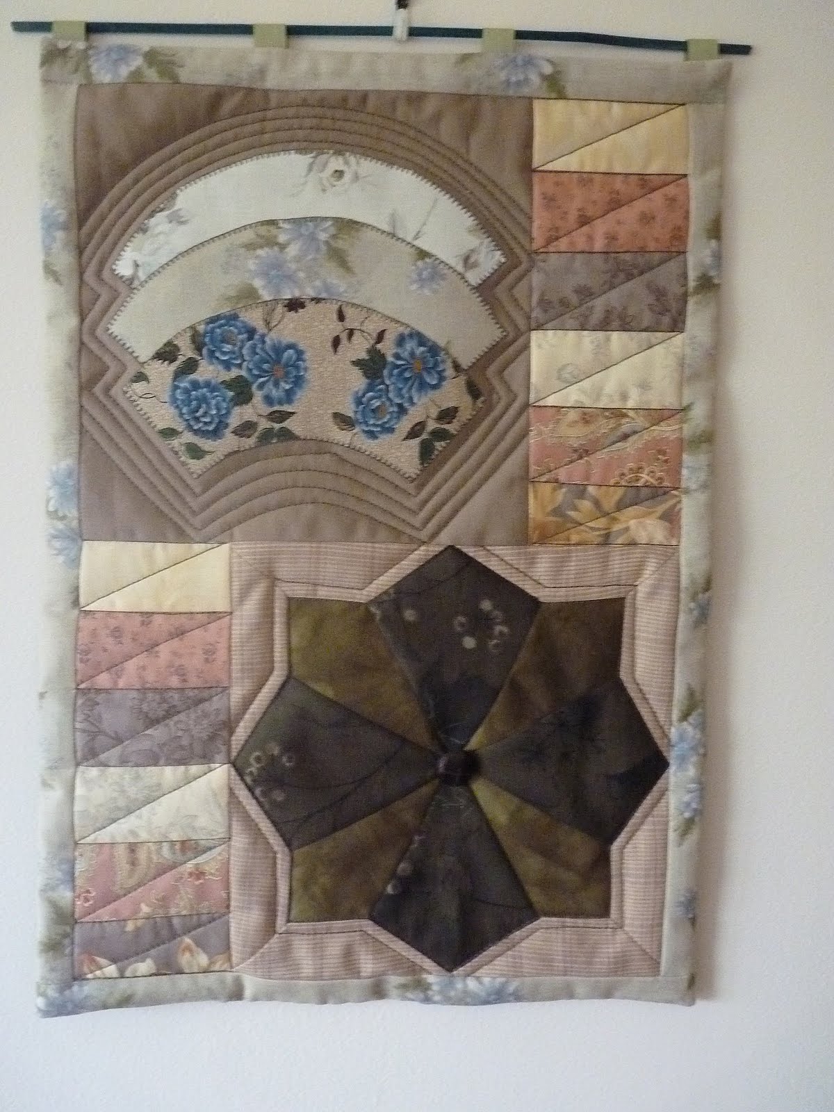 sashiko and other stitching Jan's projects from 'Japanese Taupe Quilt