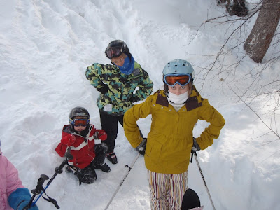 how to ski with kids