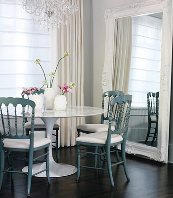 Living It At Home Great Chairs Docksta Table Oh But How Pretty The Saarinen Table Is With That Marble Top It Funny I Was Just Thinking As Looking At All Of These Photo S