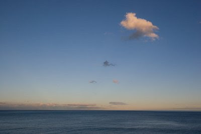 Evening cloud over Hawke Bay