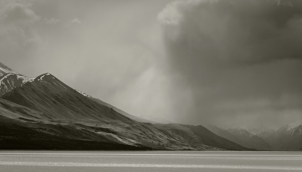 Nor'west storm over Lake Pukaki