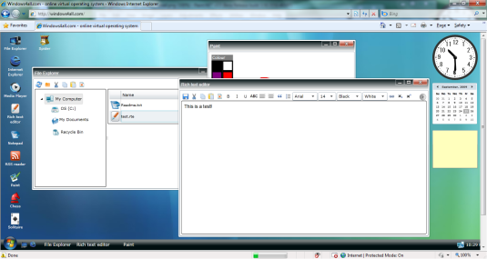 Mencoba OS Windows Vista di dalam Browser - BAGAS31.com