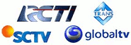 RCTI, Trans TV, SCTV, Global TV