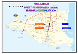 DPU_Metropolitan2: Peta Lokasi Penanganan Wilayah Sidoarjo