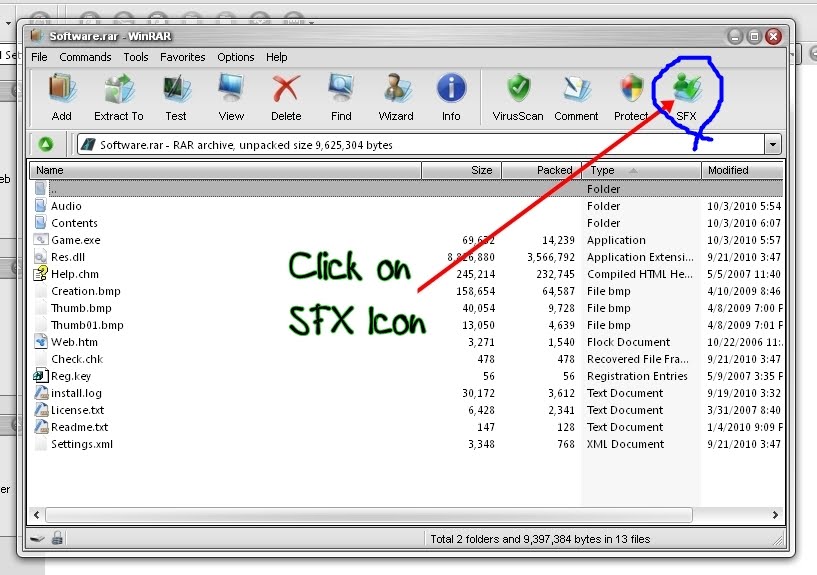 viSHNu's Personal Blog How to make Self Extractor in Winrar