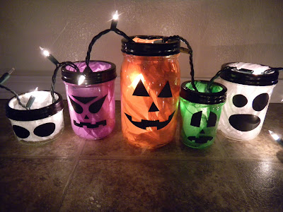 Everyday Expressions: Halloween Jars-a tutorial plus down loadable file