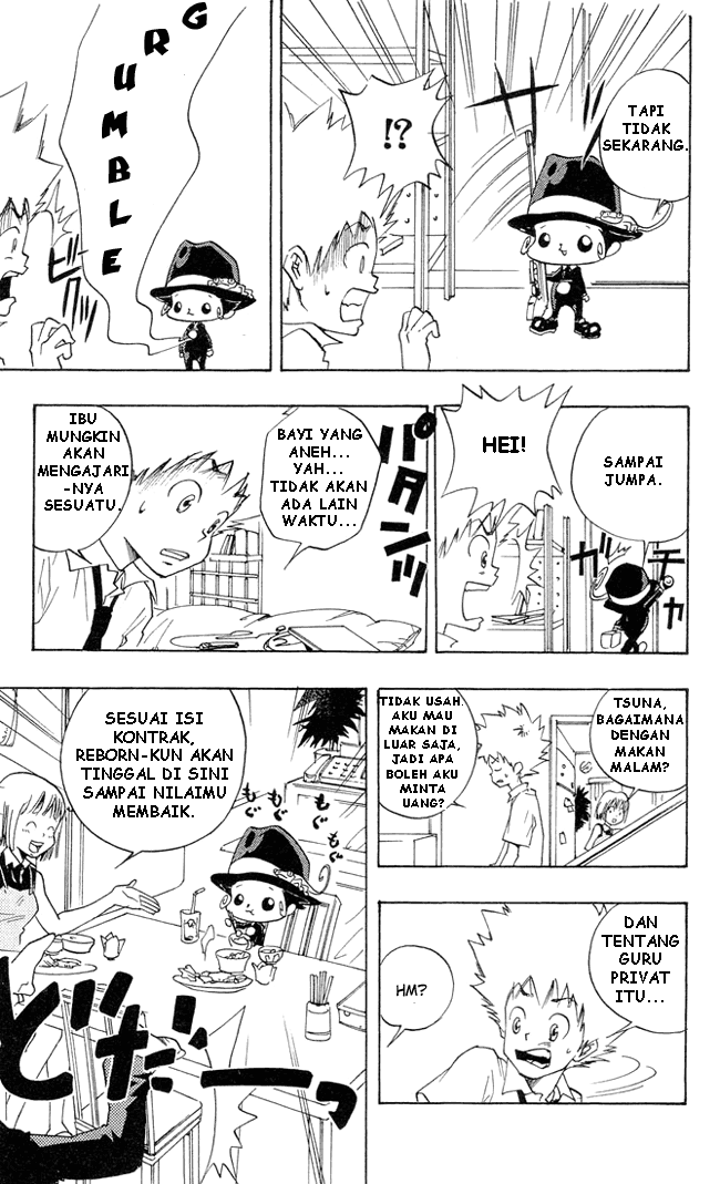 Coretan Manga KATEKYO HITMAN REBORN CHAPTER 1