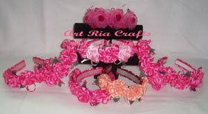 Flower Headbands - Art Ria Crafts by Monica Ria