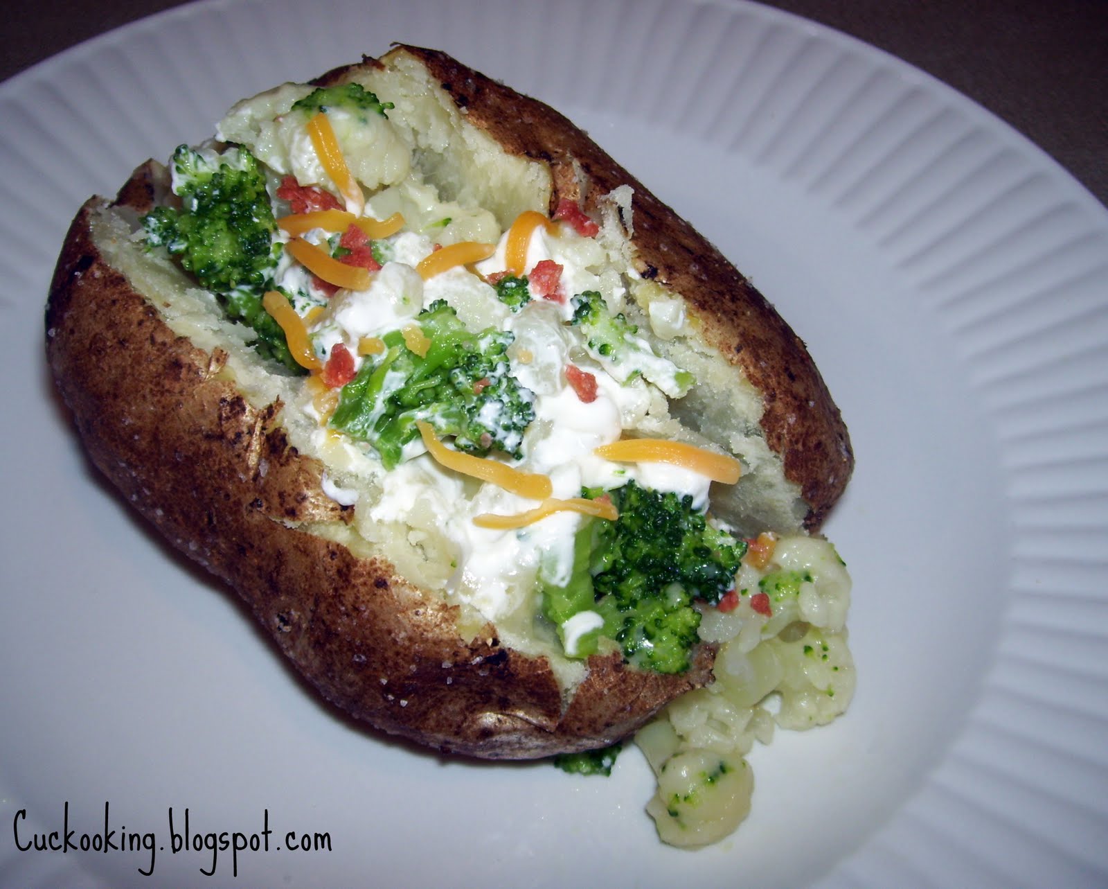 Cooking Creation VegetableStuffed Baked Potato