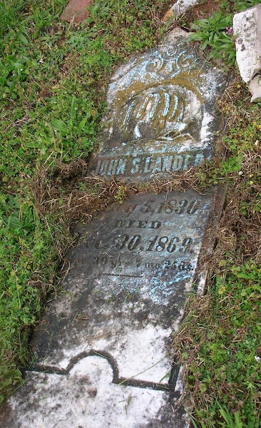John William Strode Lander's stone, 2009