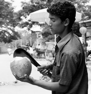 tender coconut menon midhun fond capturing person