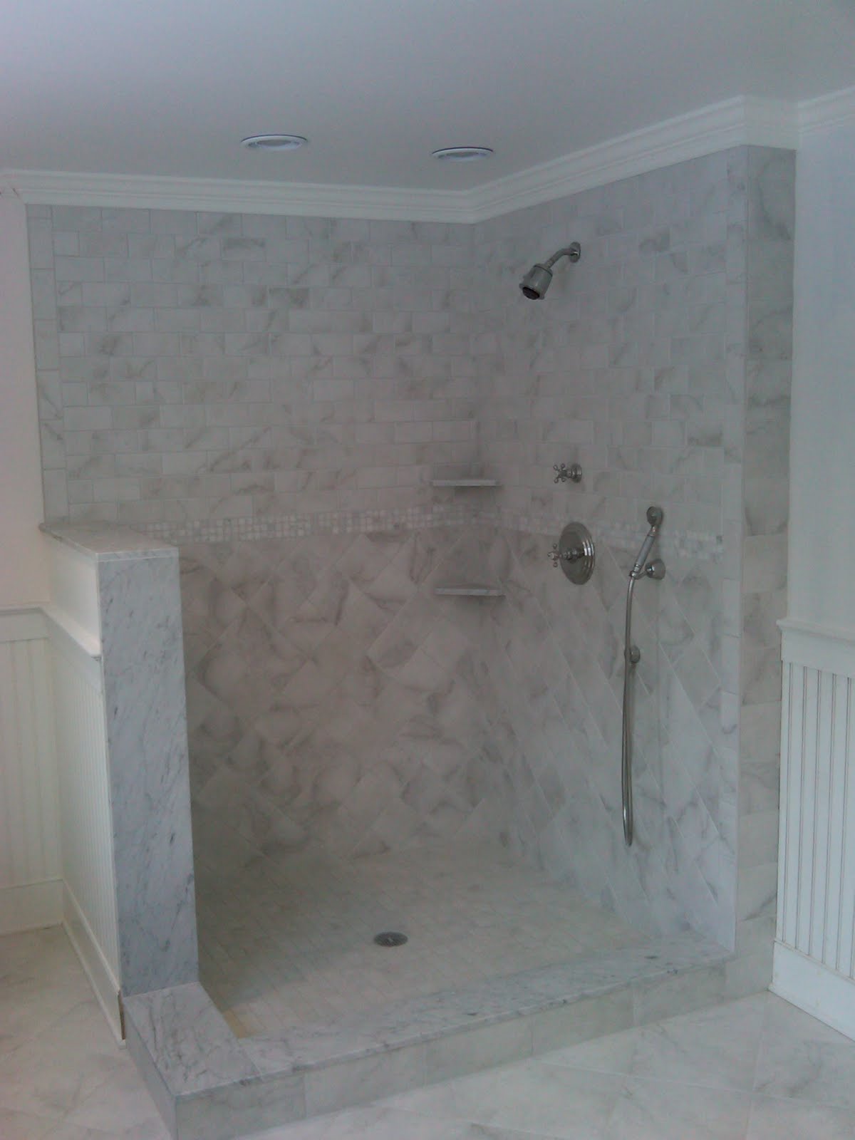 the white picket fence Stunning bathroom design!