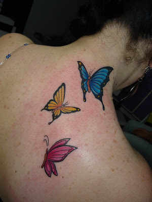 Butterfly Tattoos on Shoulder Collections