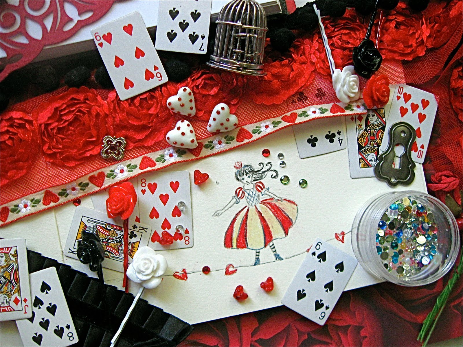 Darkling Woods Studio Queen Of Hearts Crown Pattern