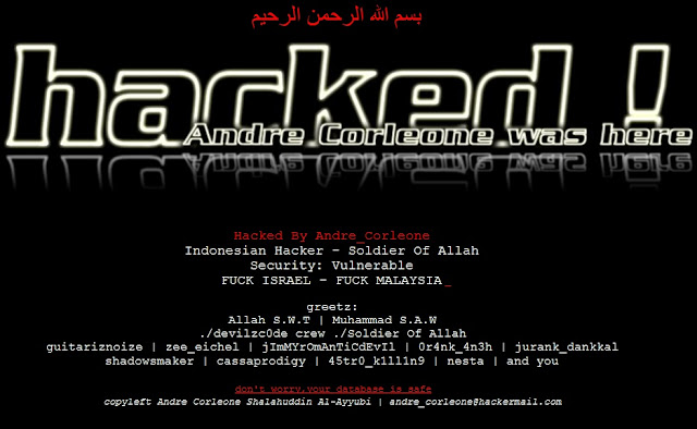 3 Websites Hacked By Andre_Corleone