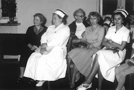 1961: Warsaw, Nursing School, during the ceremony of graduation.