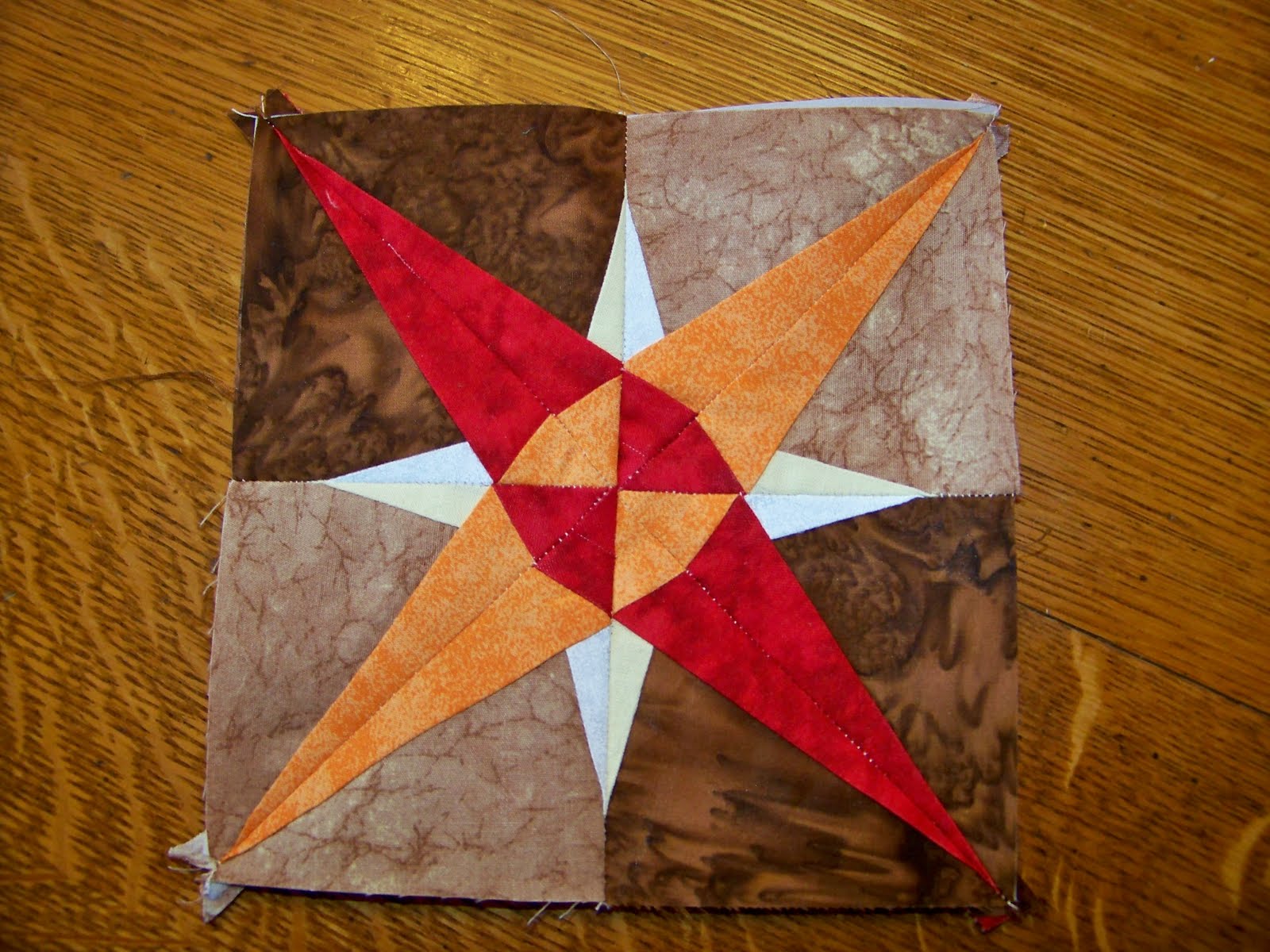 Judy's Quilts & Ramblin's Wisconsin Quilt Blocks on Barns 13 and 14