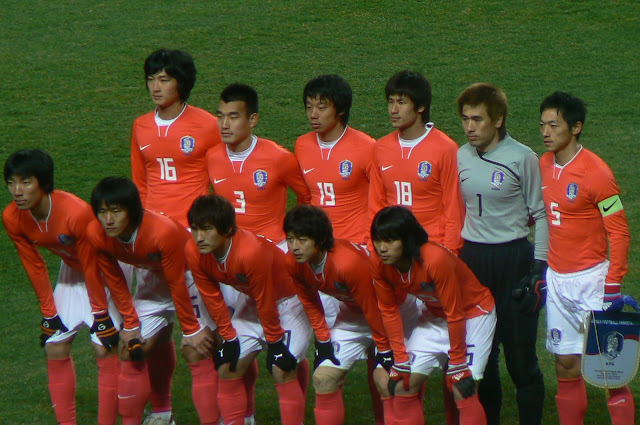 South Korea get ready for Chile