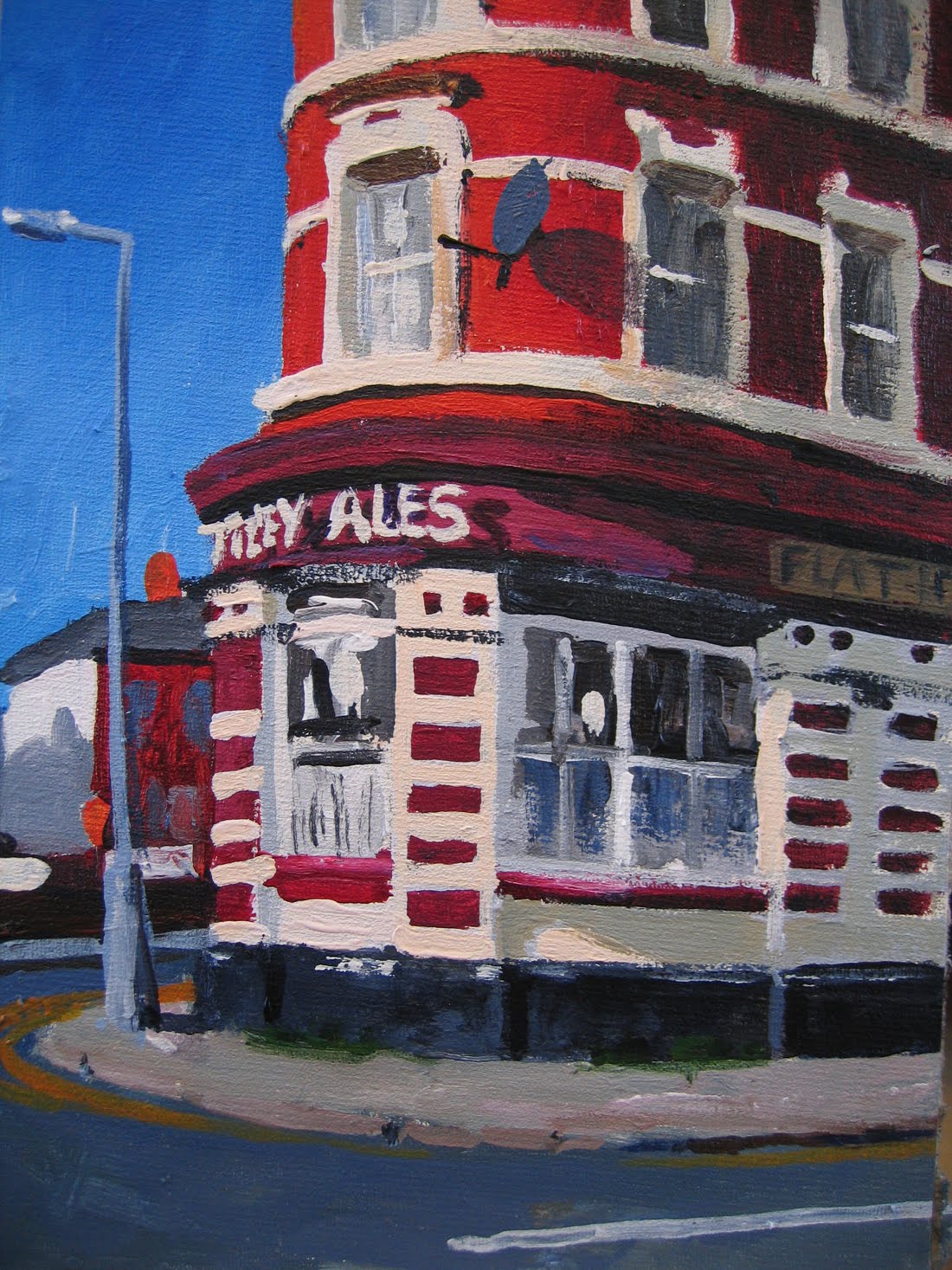 painter Liverpool painting No.93. Walton Breck Road.