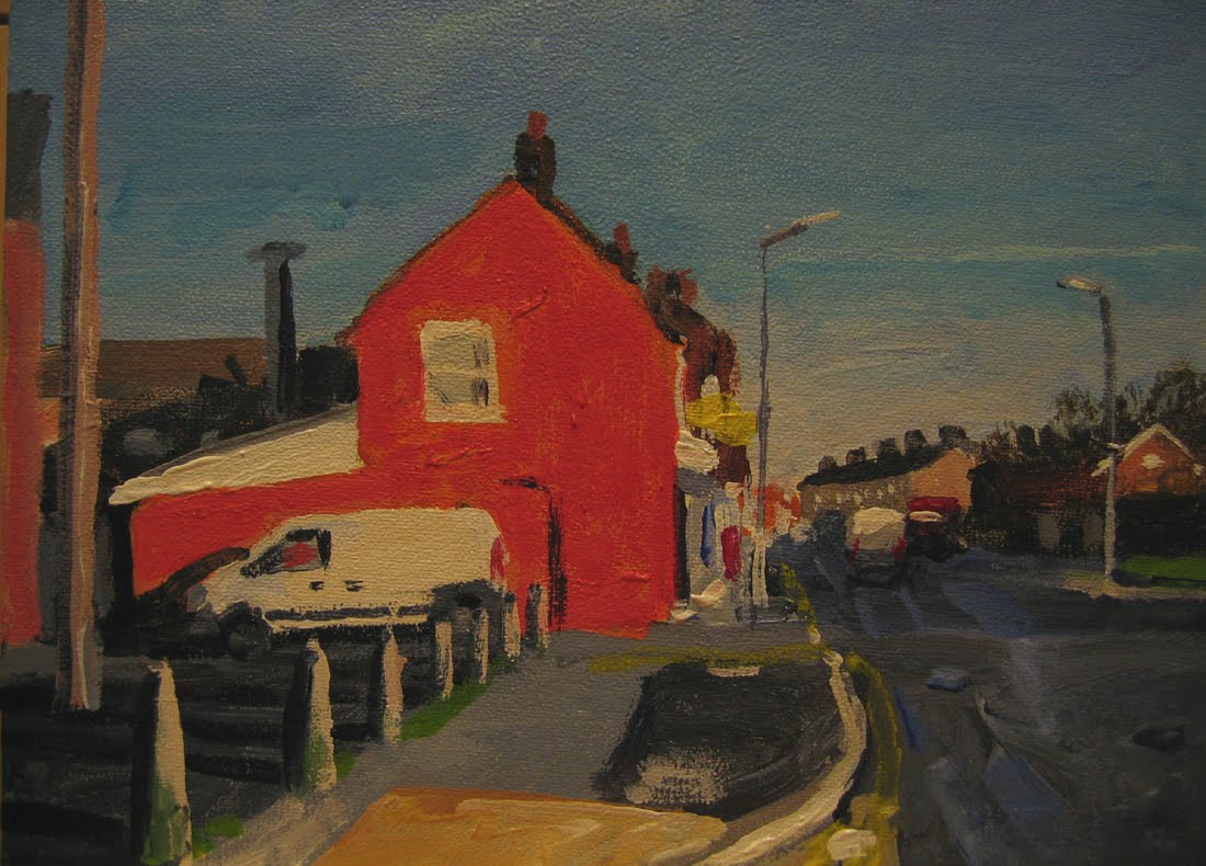 painter Liverpool painting No.95. Rathbone Road.