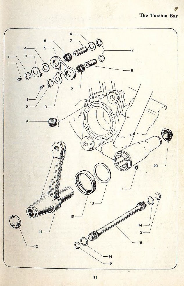 Lambretta LD150 rebuild THE TORSION BAR